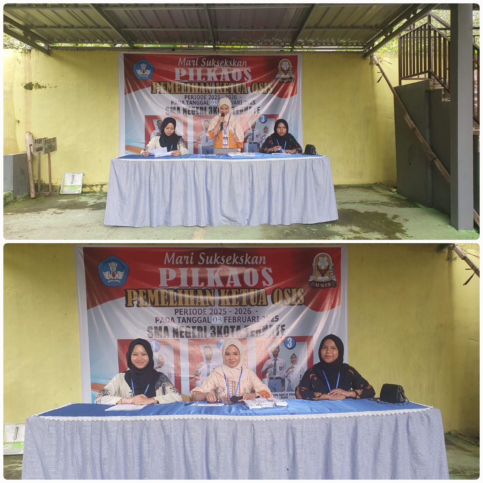 PEMILIHAN KETUA OSIS MASA BAKTI 2025 - 2026 SMA NEGERI 3 KOTA TERNATE